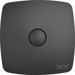 RIO 4C Matt black, Вентилятор осевой вытяжной D 98, декоративный 90-06889