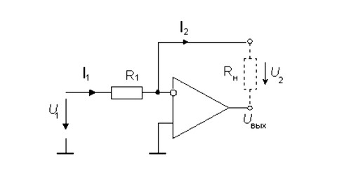 Источник тока на оу схема