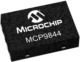 MCP9844T-BE/MNY, Датчик температуры (ИС), Цифровой, ± 1°C, -40 °C, 125 °C, TDFN, 8 вывод(-ов)