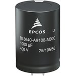 120μF Electrolytic Capacitor 500V dc, Snap-In - B43644B6127M000