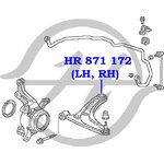 HR871172, Сайлентблок рычага подвески