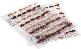 CCR-122 Metal Film, Axial 48 Resistor Kit, with 480 pieces, 10 Ω → 1MΩ