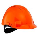 G30NOR, Peltor Uvicator G3000 Orange Safety Helmet , Ventilated