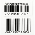 Гарнитура внутриканальные Harper HB-509 черный беспроводные bluetooth в ушной ...