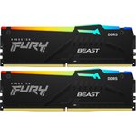 Память DDR5 2x16GB 5200MHz Kingston KF552C36BBEAK2-32 Fury Beast Expo RGB RTL ...