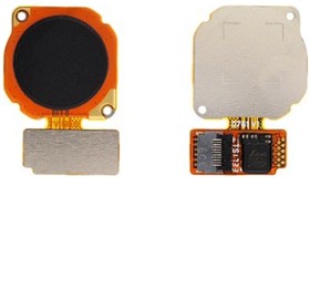 Шлейф (плата) для Huawei P Smart/P20 lite + сканер отпечатка (черный)