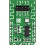 Фото 2/5 MIKROE-1892, I2C 1 Wire click, Мост для двухстороннего преобразования между I2C masters и 1-Wire slave устройствами.