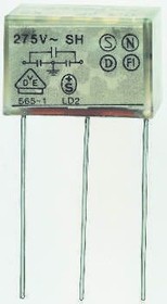 PZB300MC13R30, Cap Film Suppression X2/2Y2 0.1uF 275VAC Paper 20% (24 X 12.5 X 16mm) 20mm 100C Bulk