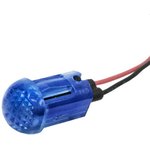 655-2404-103F, LED Panel Mount Indicators 0.5in SnapIn PCB DOMED BLUE