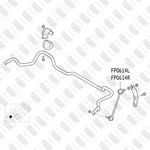 FP0614L, Тяга стабилизатора передняя левая