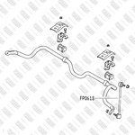 FP0618, Тяга стабилизатора передняя левая/правая