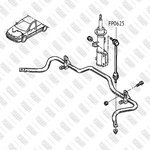 FP0625, Тяга стабилизатора передняя левая/правая