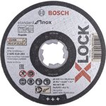 2608619261, X-LOCK Cutting Disc, 115mm x 1mm Thick, 25 in pack