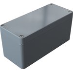 01231011, Aluminium Standard Series Grey Die Cast Aluminium Enclosure, IP66, IK09, Grey Lid, 230 x 100 x 110mm