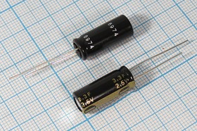 Ионистор, емкость 3,300Ф, напряжение 2,5 В, размер 8x10, +70С, выводы 2L, HZ, PANASONIC