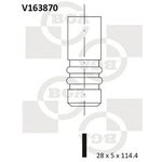 V163870, КЛАПАН 28x5x114.40 IN ALFA 159 1.9/2.4JTDM 06-
