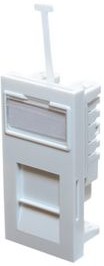 SJKJEWHPK24, Network Wall Outlet CAT6 1x RJ45 Wall Mount White Pack of 24 pieces
