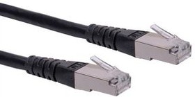 21151335, Patch Cable, RJ45 Plug - RJ45 Plug, CAT6, S/FTP, 1m, Black