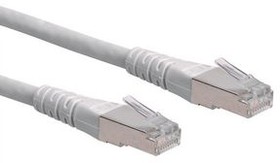 21150840, Patch Cable, RJ45 Plug - RJ45 Plug, CAT6, S/FTP, 10m, Grey