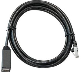 SGPXZ3BK, Patch Cable, RJ45 Socket - RJ45 Plug, CAT6a, FTP, 3m, Black