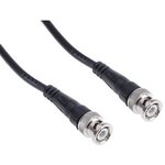 1222144, RF Cable Assembly, BNC Male Straight - BNC Male Straight, 2m, Black