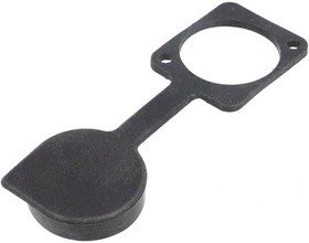 Фото 1/3 CP30285, Universal Dust Cap Suitable for Cliff Feedthrough Connectors, Black