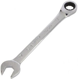 4-89-942, Ключ, комбинированный, с трещоткой, 17мм, хром-ванадиевая сталь