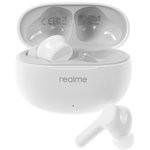 Гарнитура внутриканальные Realme Buds T100 RMA2109 белый беспроводные bluetooth ...