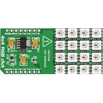 MIKROE-1881, 4x4 RGB Click LED Matrix Display Add On Board With WS2812 ...