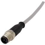 21348485585010, Sensor Cables / Actuator Cables M12-A 5PIN M/F ST DOUBLE END 1.0M PVC