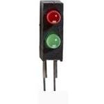H178CBC, LED Bi-Color Green/Red 568nm/635nm 2-Pin Tray
