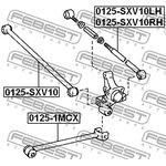 0125-SXV10LH, 0125SXV10LH_рычаг задней подвески задний правый!\ Toyota Camry ...