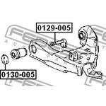 0129-005, 0129-005_болт с эксцентриком!\ Toyota Hilux Kdn165/Ln167 99-05