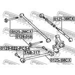 0129-022-PCS4, Болт крепления подвески, цена за к-кт 4 штуки