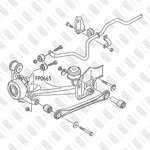 FP0665, Тяга стабилизатора задняя левая/правая