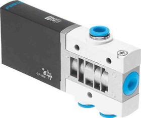 MHE4-MS1H-3/2G-QS-8, 3/2 Closed, Monostable Solenoid Valve - Electrical MHE4 Series, 525191