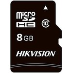 Флеш карта microSDHC 8GB Hikvision HS-TF-C1(STD)/ 8G/ZAZ01X00/OD C1 w/o adapter