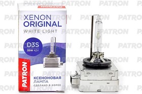 Фото 1/2 PLXD3S4300, Лампа газоразрядная D3S 42V 35W 4300K PK32d-5 (белый свет) Сделано в Корее