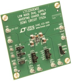 Фото 1/2 DC1793A, Power Management IC Development Tools LTC3260EMSE Demo Board I Low Noise Dual