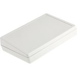 A0519007, DeskCase 138 Series White ABS Desktop Enclosure, Sloped Front ...