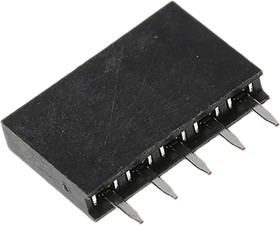 Фото 1/2 M20-7820546, Socket; pin strips; female; 2.54mm; PIN: 5; THT; on PCBs; Layout: 1x5