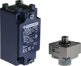 Фото 1/4 XCKJ161, Limit switch; pin plunger O10mm; NO + NC; 10A; max.250VAC; PG13,5