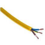 1964713, Mains Cable 3x 2.5mm² Annealed Copper 500V 100m Yellow