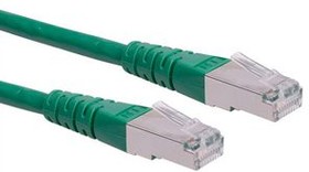21151333, Patch Cable, RJ45 Plug - RJ45 Plug, CAT6, S/FTP, 1m, Green