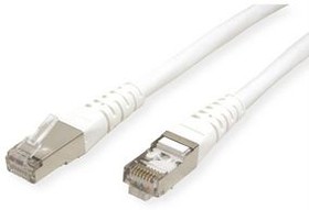 21151366, Patch Cable, RJ45 Plug - RJ45 Plug, CAT6, S/FTP, 5m, White