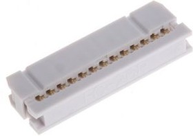 471222, IDC Connector, Straight, Socket, White, 1A, Contacts - 26
