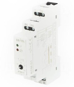 Фото 1/2 RTM-01, Модуль: регулятор, NTC, температура, OUT: реле,SPDT, DIN, 5-40°C