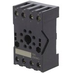 10FF-2Z-C3, 8 Pin 250V ac DIN Rail Relay Socket, for use with HF10FF & HF10FH ...