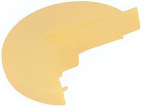 Фото 1/2 A1103004, Указатель, пластмасса, желтый, распорным стержнем, Форма: диск