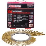 Набор сверл по металлу 100 предметов FK-924U100(57268)